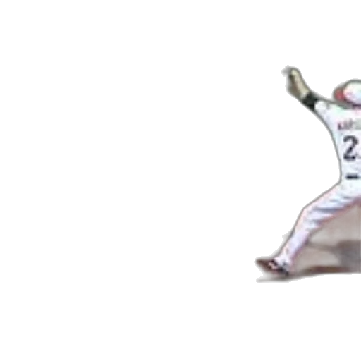 creature, concept art, 3d render, baseball, player, white, uniform, number transparent PNG cut-out