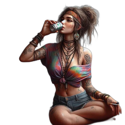 jewelry, cyberpunk, fantasy art, concept art, photorealistic, neon lights, neon, colorful transparent PNG cut-out