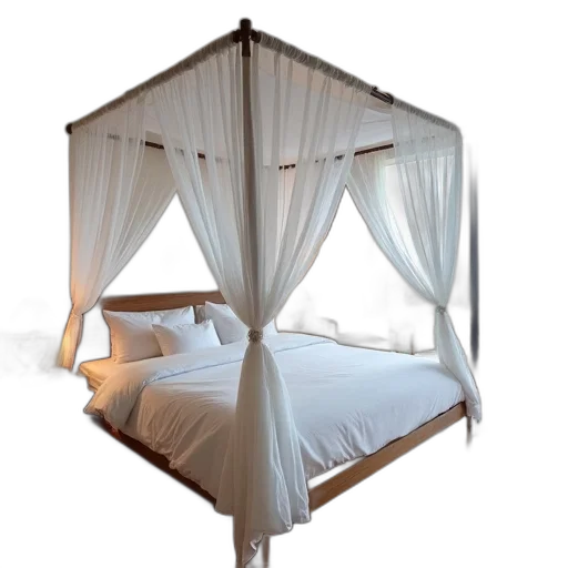 umbrella, furniture, 3d render, photorealistic, earth tones, modern, bedroom, large transparent PNG cut-out