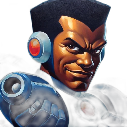 robot, face, concept art, comic book art, animated, figure, donning, futuristic transparent PNG cut-out