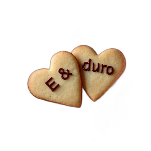 food, jewelry, two, cookies transparent PNG cut-out