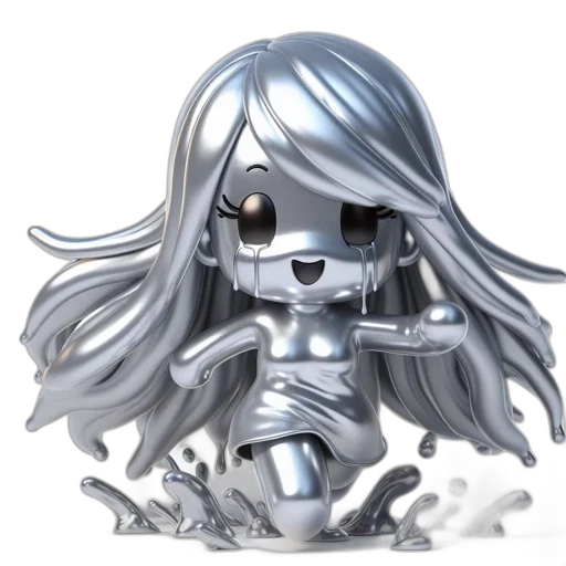 robot, mask, creature, concept art, 3d render, fantasy art, pixel art, monochrome transparent PNG cut-out