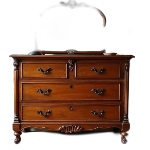 furniture, crown, staff, jewelry, photorealistic, 3d render, vintage, wooden transparent PNG cut-out