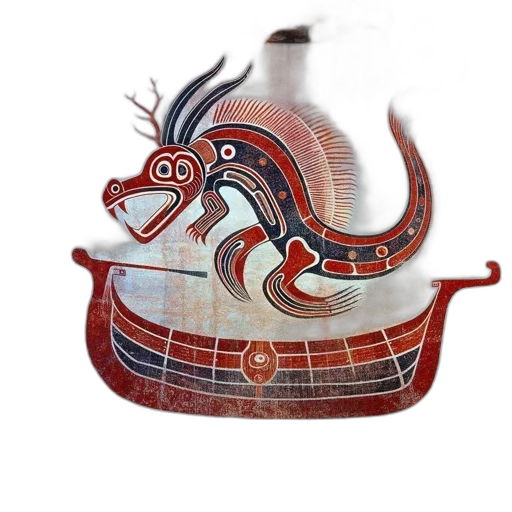 dragon, mask, hat, crown, fantasy art, concept art, 3d render, photorealistic transparent PNG cut-out