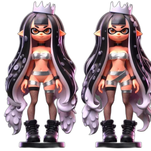 crown, concept art, 3d render, pixel art, fantasy art, monochrome, two, ethereal transparent PNG cut-out