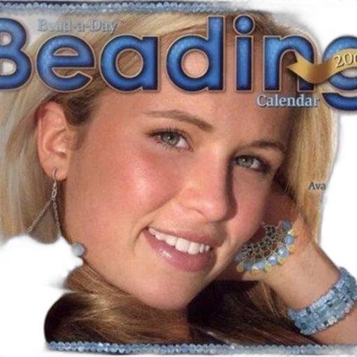 jewelry, photorealistic, beading, calendar, woman, wearing, bracelet, earrings transparent PNG cut-out