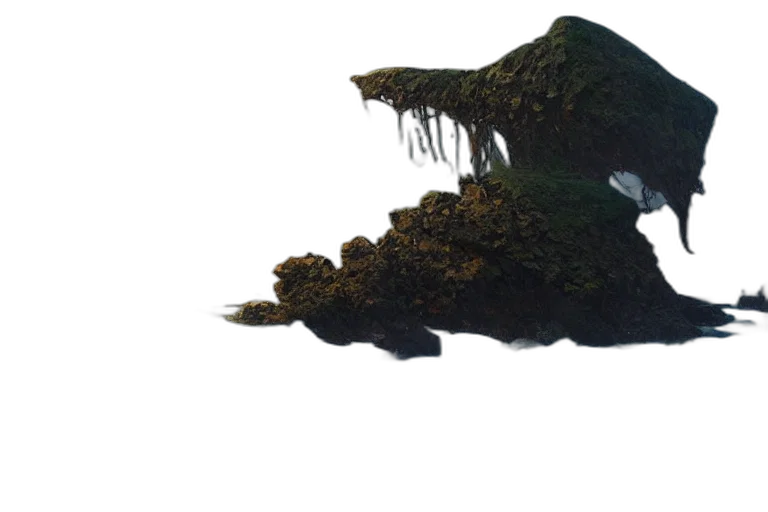 dragon, staff, crown, tree transparent PNG cut-out