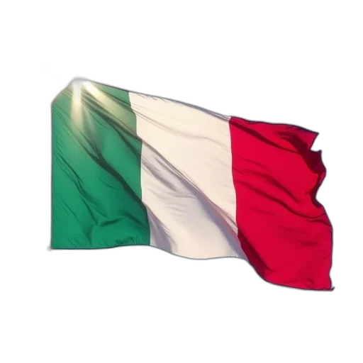 italy, flag, waving, sun transparent PNG cut-out