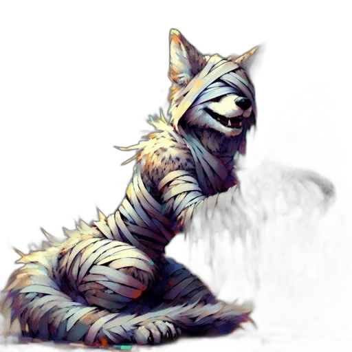 creature, animal, dragon, staff, fantasy art, concept art, watercolor, pixel art transparent PNG cut-out