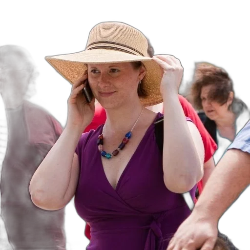 hat, dress, staff, face transparent PNG cut-out