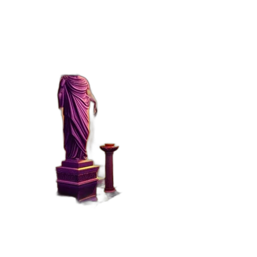 furniture, crown, staff, sword, 3d render, pixel art, concept art, vaporwave transparent PNG cut-out