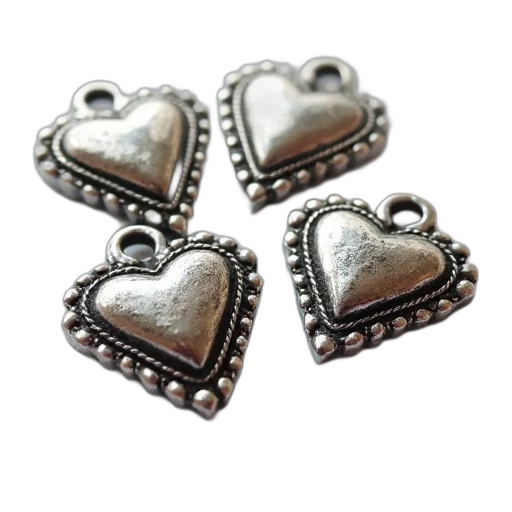 jewelry, four, antique, silver transparent PNG cut-out