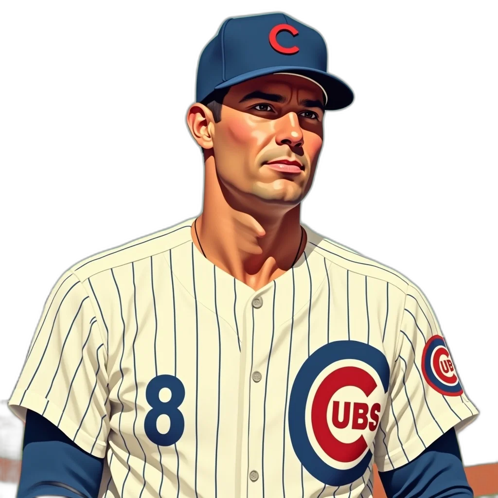 photorealistic, concept art, comic book art, cartoon, vintage-style, illustration, baseball, player transparent PNG cut-out