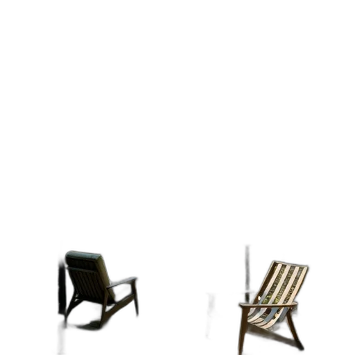 furniture, 3d render, photorealistic, concept art, beach, fog, forest, rain transparent PNG cut-out