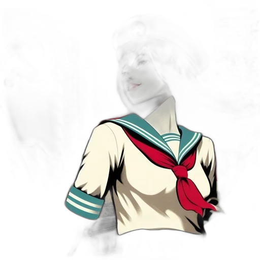 jacket, staff, dress, face, anime, pixel art, photorealistic, 3d render transparent PNG cut-out
