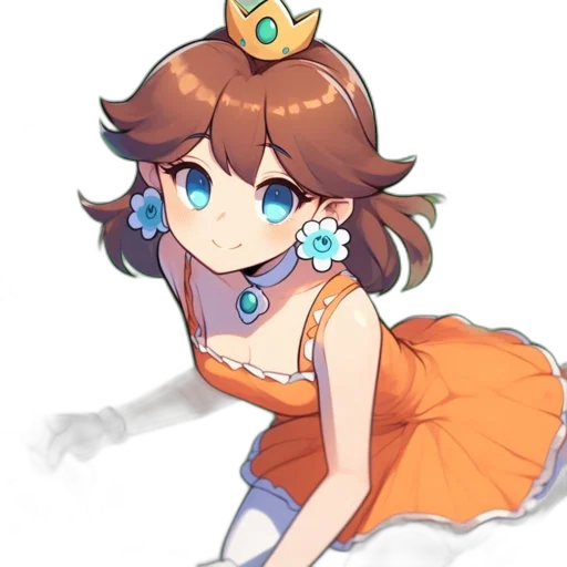 crown, dress, staff, weapon, pixel art, anime, concept art, fantasy art transparent PNG cut-out