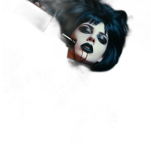 face, mask, comic book art, concept art, fantasy art, photorealistic, fire, fog transparent PNG cut-out