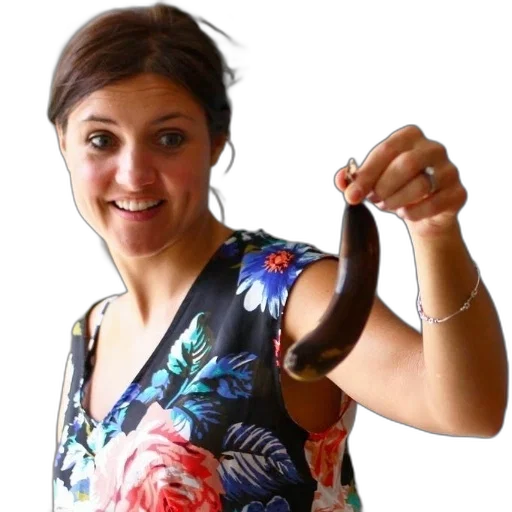 staff, jewelry, weapon, hair, woman, floral, dress, holds transparent PNG cut-out