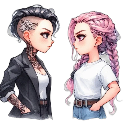 concept art, pixel art, cartoon, anime, pastel, dark, monochrome, colorful transparent PNG cut-out