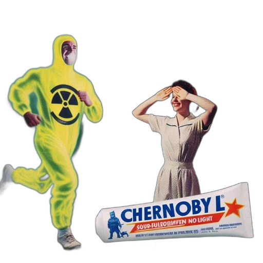 creature, jacket, weapon, man, hazmat, suit, emitting, laser transparent PNG cut-out