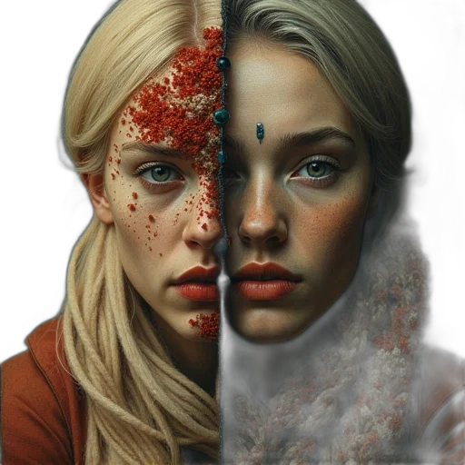 face, mask, fantasy art, concept art transparent PNG cut-out