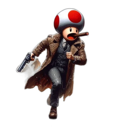 weapon, hat, jacket, staff, concept art, pixel art, 3d render, comic book art transparent PNG cut-out