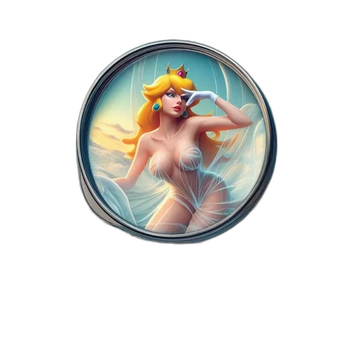 jewelry, fantasy art, concept art, pixel art, comic book art, surreal, scene, features transparent PNG cut-out