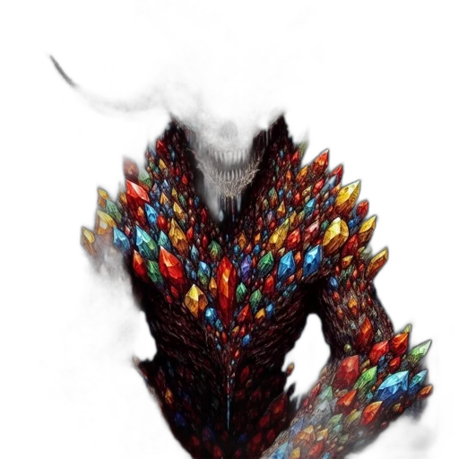 dragon, crown, mask, staff, fantasy art, concept art, pixel art, 3d render transparent PNG cut-out