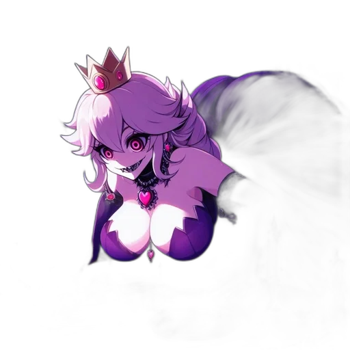 dragon, crown, creature, dress, concept art, anime, watercolor, pixel art transparent PNG cut-out