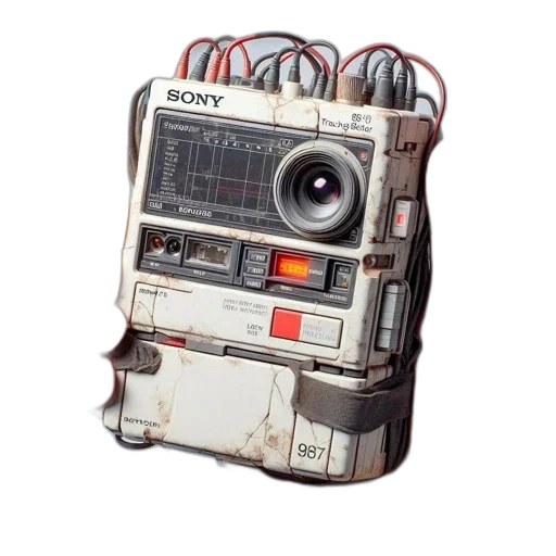 robot, jacket, weapon, cyberpunk, concept art, photorealistic, 3d render, hand transparent PNG cut-out