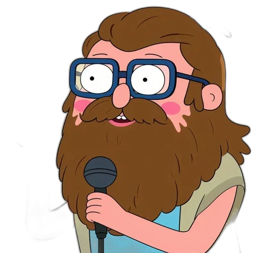 hair, cartoon, concept art, animated, character, man, long, brown transparent PNG cut-out