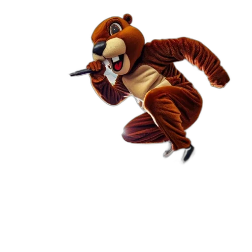 animal, creature, staff, concept art, 3d render, individual, wearing, large transparent PNG cut-out