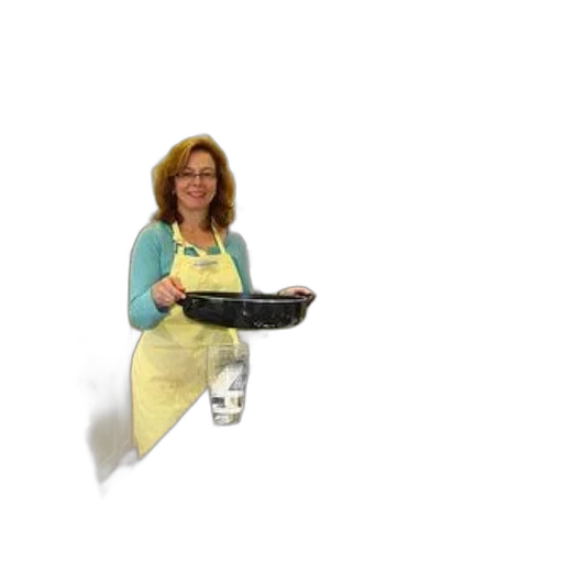 staff, food, 3d render, photorealistic, underwater, woman, kitchen, wearing transparent PNG cut-out