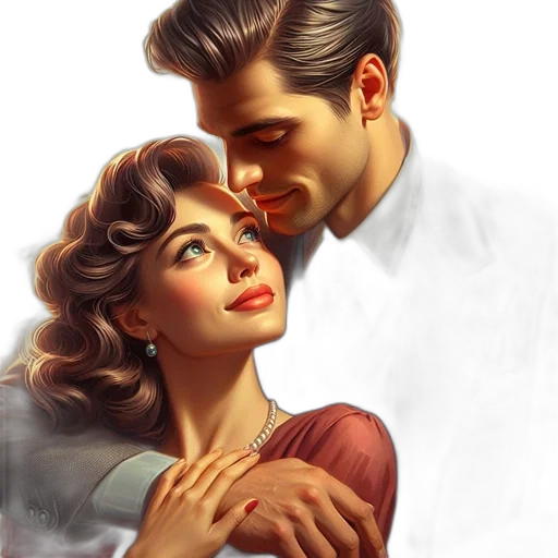 photorealistic, oil painting, fantasy art, comic book art, fire, sunset, man, suit transparent PNG cut-out