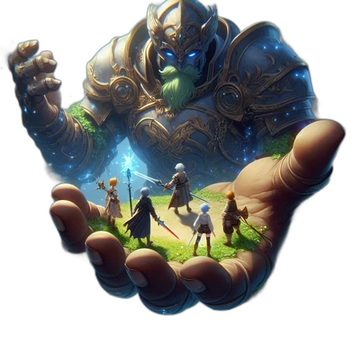 staff, weapon, concept art, fantasy art, comic book art, 3d render, imposing, figure transparent PNG cut-out