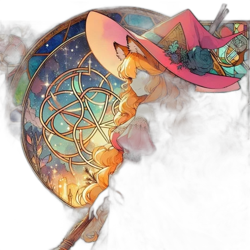 hat, jewelry, mask, umbrella, fantasy art, concept art, watercolor, 3d render transparent PNG cut-out