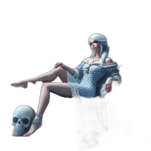 robot, dress, mask, creature, concept art, 3d render, fantasy art, pixel art transparent PNG cut-out