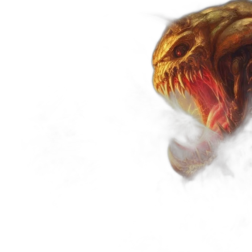 creature, dragon, animal, concept art, fantasy art, photorealistic, two, entities transparent PNG cut-out