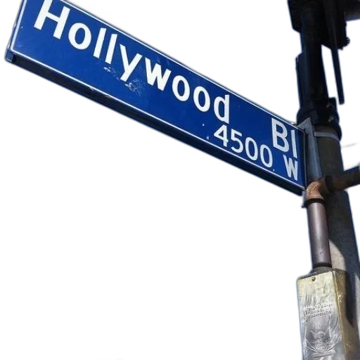 3d render, photorealistic, concept art, city street, neon lights, hollywood, street, sign transparent PNG cut-out