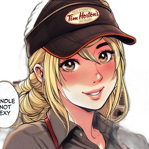 staff, hat, cartoon, comic book art, anime, photorealistic, illustration, shows transparent PNG cut-out
