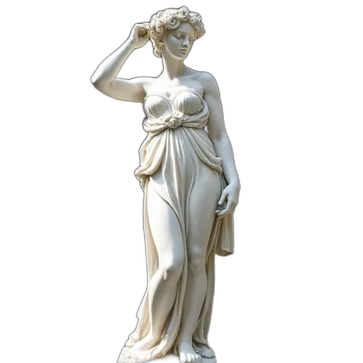 dress, jewelry, staff, 3d render, concept art, photorealistic, vaporwave, marble transparent PNG cut-out