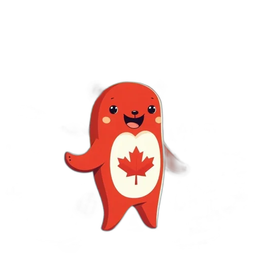 creature, animal, concept art, cartoon, large, bear, maple, leaf transparent PNG cut-out