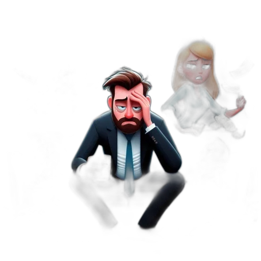 staff, creature, robot, face, concept art, 3d render, cartoon, pixel art transparent PNG cut-out