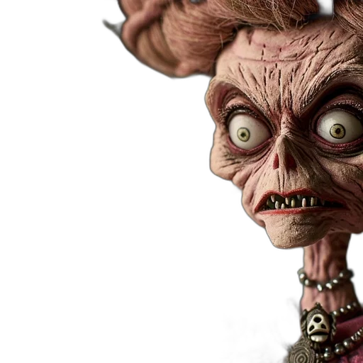 creature, face, staff, 3d render, concept art, photorealistic, aged, eerie transparent PNG cut-out