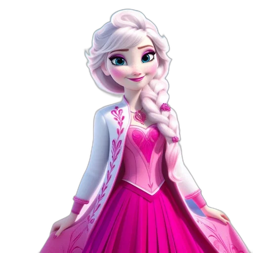 dress, 3d render, concept art, cartoon, fantasy art, enchanting, scene, featuring transparent PNG cut-out