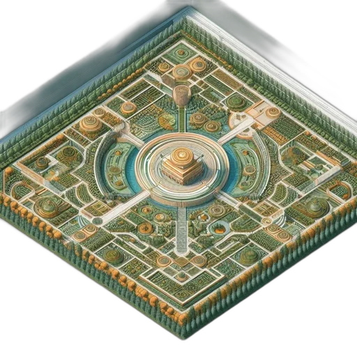 building, crown, furniture, jewelry, 3d render, pixel art, concept art, vaporwave transparent PNG cut-out