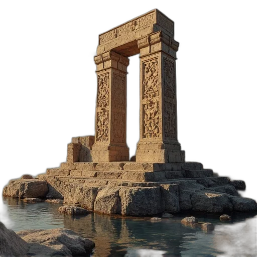 building, 3d render, photorealistic, concept art transparent PNG cut-out
