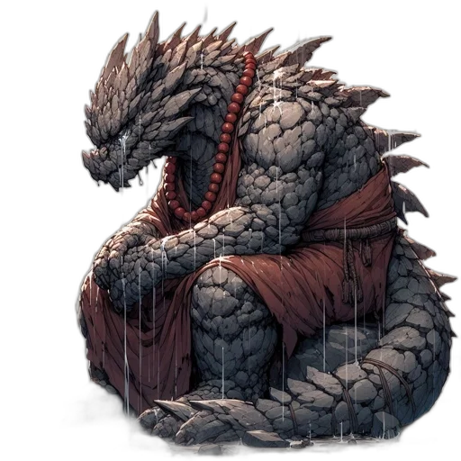 dragon, creature, animal, fantasy art, concept art, pixel art, 3d render, imposing transparent PNG cut-out