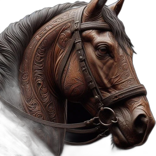 crown, animal, face, sword, photorealistic, oil painting, fantasy art, 3d render transparent PNG cut-out
