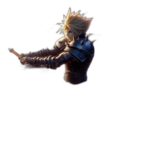 weapon, sword, mask, staff, concept art, pixel art, 3d render, anime transparent PNG cut-out